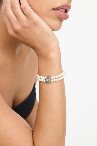 Fine Jewelry Freshwater Pearl Crown Bracelet