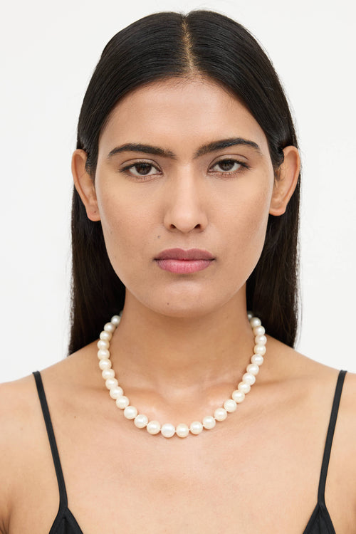 Fine Jewelry 14K Gold Pearl Necklace