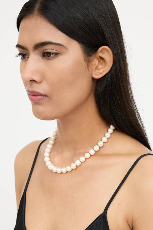 Fine Jewelry 14K Gold Pearl Necklace