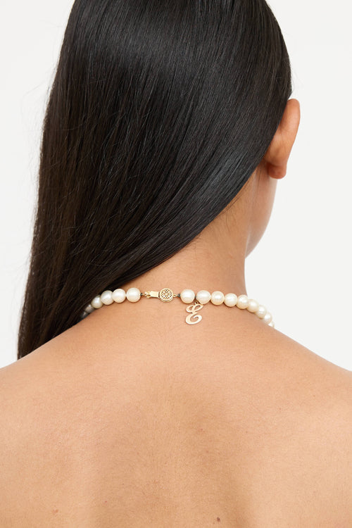 Fine Jewelry 14K Gold Pearl Necklace