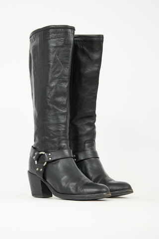 Frye Leather Harness Boot