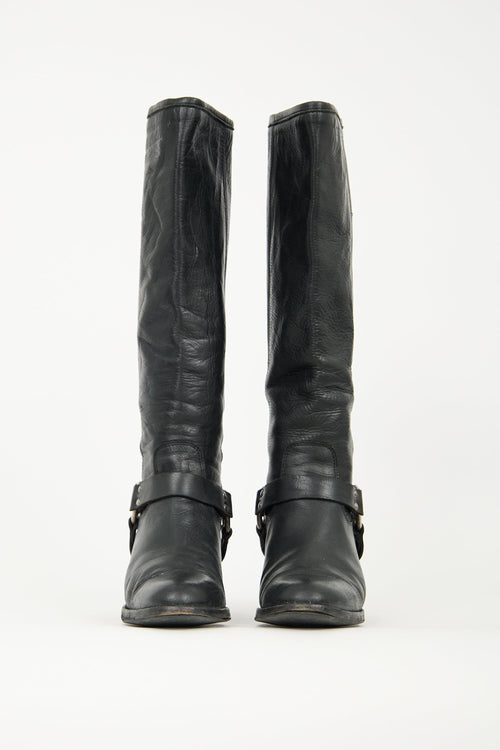 Frye Leather Harness Boot