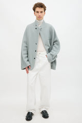 Fumito Ganryu Stand Collar Cocoon Coat