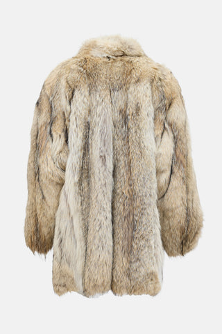 VSP Archive Panelled Fur Coat