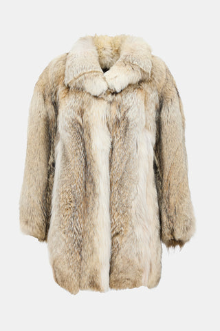 VSP Archive Panelled Fur Coat