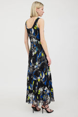 Fuzzi Mesh Floral Dress