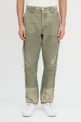 Gallery Dept. Splatter Carpenter Flare Jeans