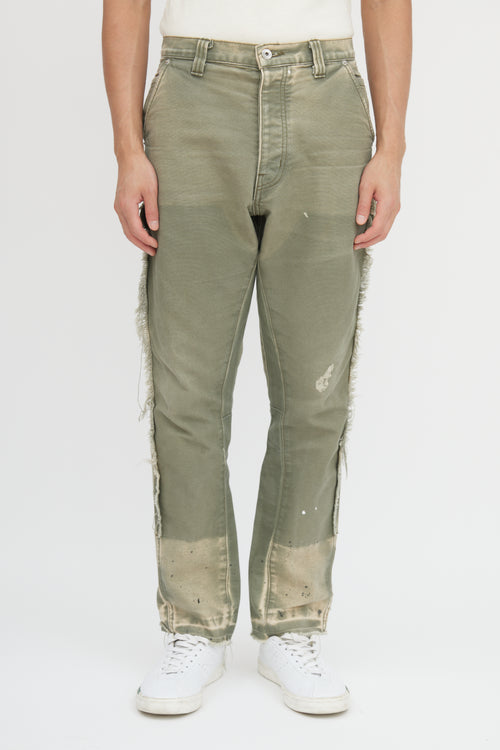 Gallery Dept. Splatter Carpenter Flare Jeans