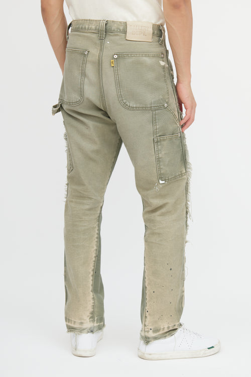 Gallery Dept. Splatter Carpenter Flare Jeans
