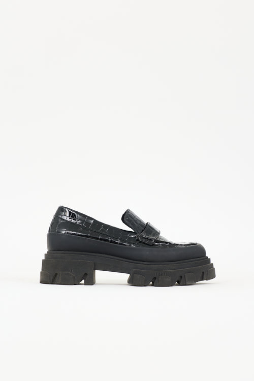 Ganni Patent Belly Loafer
