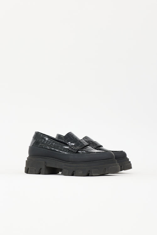 Ganni Patent Belly Loafer