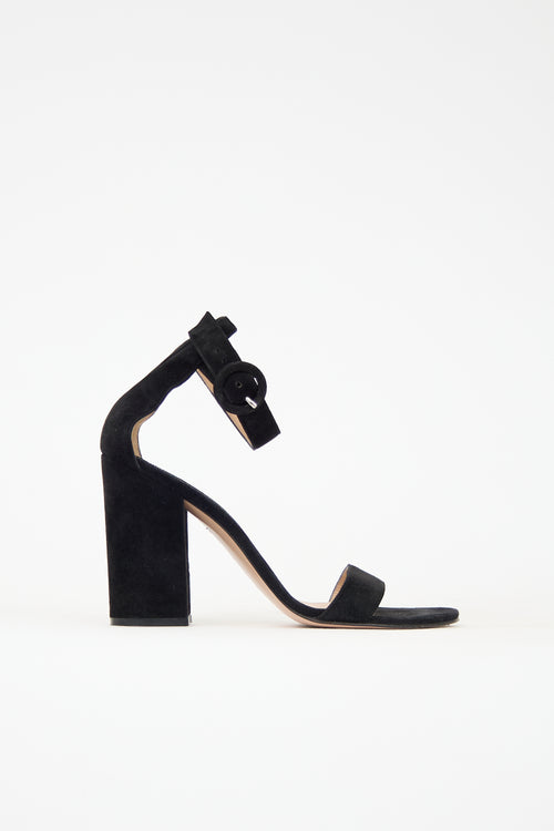 Gianvito Rossi Suede Gaeta 95 Sandal