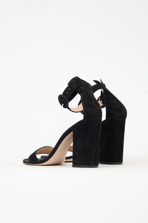 Gianvito Rossi Suede Gaeta 95 Sandal