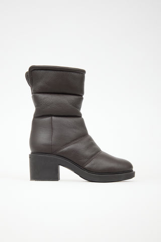 Gianvito Rossi Quilted Leather Ankle Boot