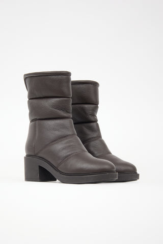 Gianvito Rossi Quilted Leather Ankle Boot