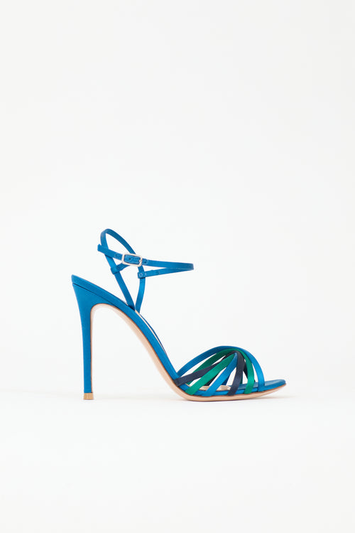 Gianvito Rossi Satin Dalinda Sandal