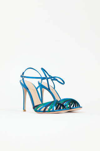 Gianvito Rossi Satin Dalinda Sandal