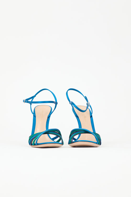 Gianvito Rossi Satin Dalinda Sandal