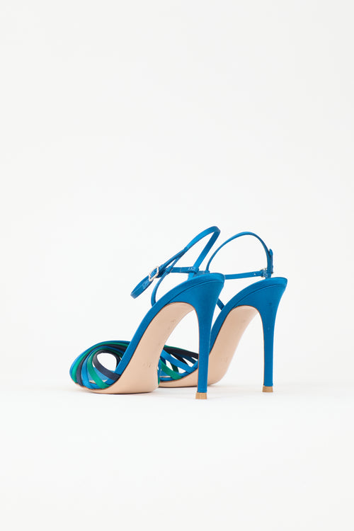 Gianvito Rossi Satin Dalinda Sandal