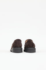 Gianvito Rossi Suede Harris Loafer