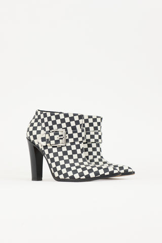 Gianvito Rossi X Altuzarra Checkered Boot