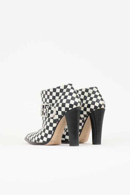 Gianvito Rossi X Altuzarra Checkered Boot