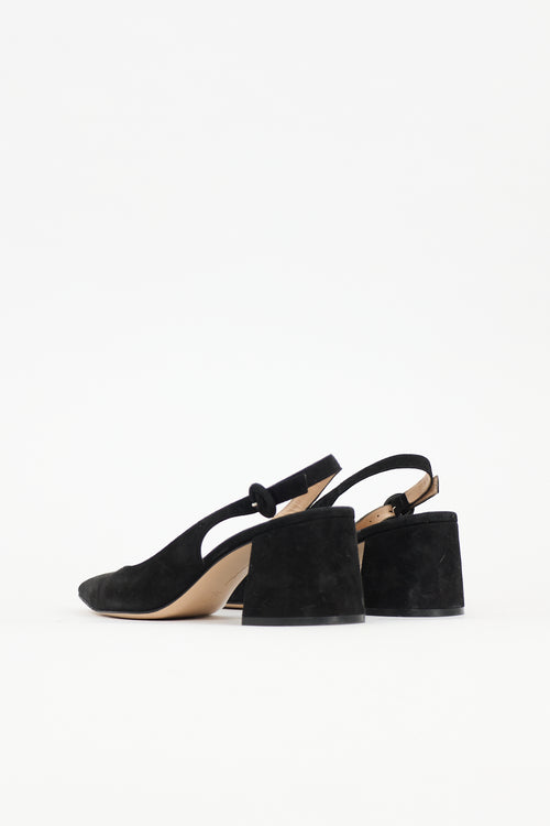 Gianvito Rossi Suede Amee Heel