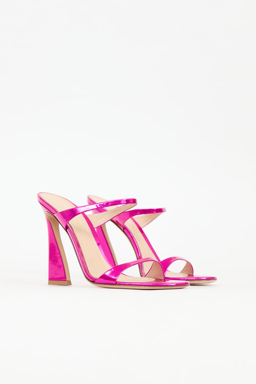 Gianvito Rossi Leather Aura Sandal
