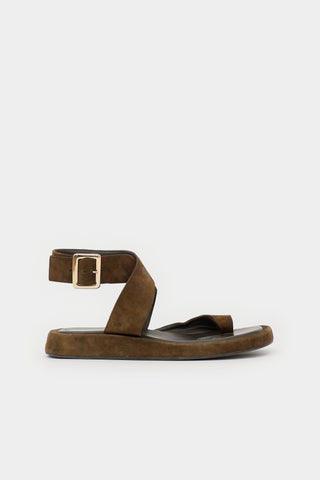 GIA/RHW Suede Cross Strap  Sandal