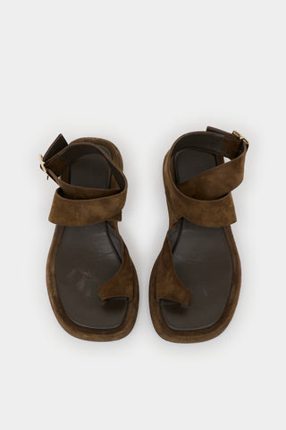 GIA/RHW Suede Cross Strap  Sandal