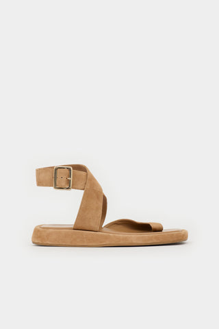 GIA/RHW Suede Cross Strap  Sandal
