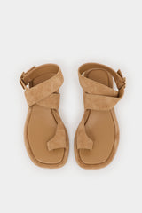 GIA/RHW Suede Cross Strap  Sandal