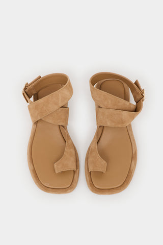 GIA/RHW Suede Cross Strap  Sandal