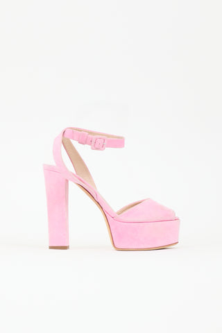 Suede Betty Platform Heel