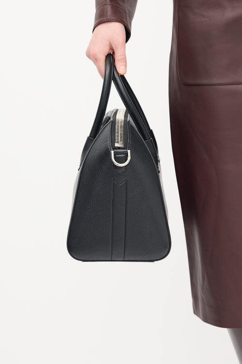 Givenchy Black Leather Small Antigona Bag