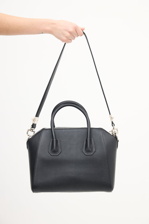 Givenchy Black Leather Small Antigona Bag