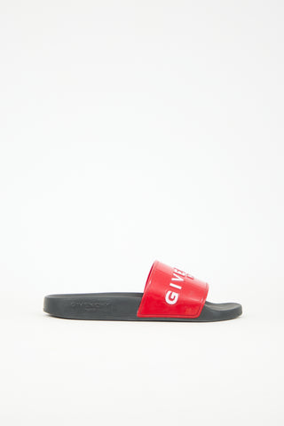 Givenchy Rubber Logo Slide