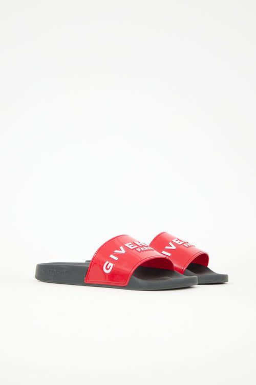 Givenchy Rubber Logo Slide