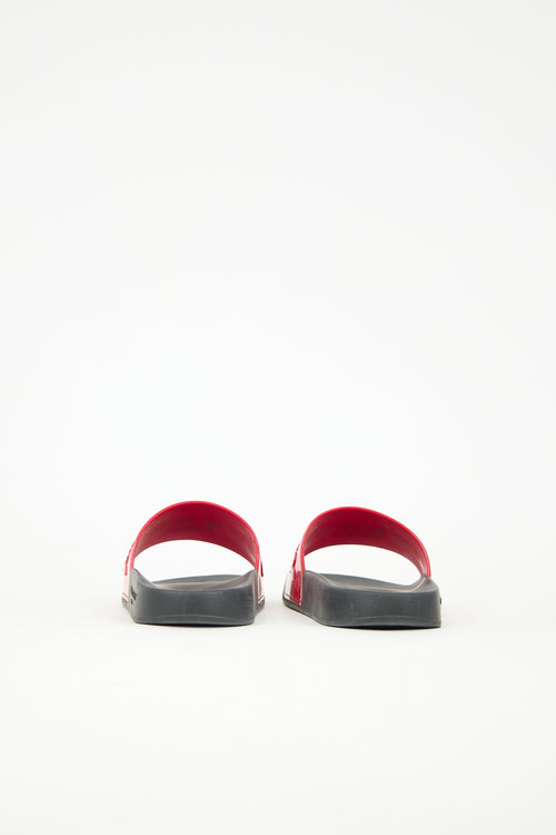 Givenchy Rubber Logo Slide