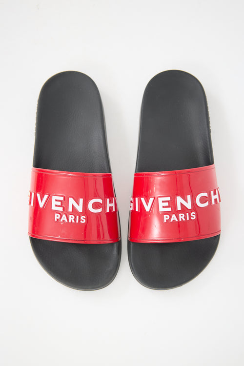 Givenchy Rubber Logo Slide