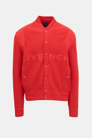 Givenchy Wool Logo Varsity Jacket