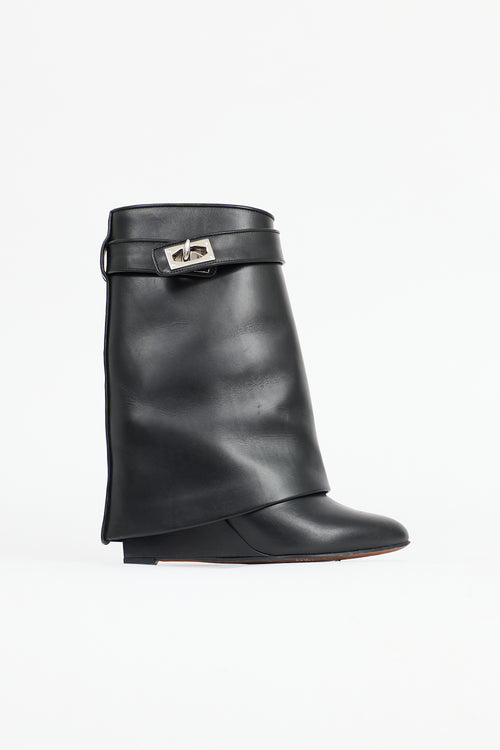 Givenchy Leather Shark Ankle Boot