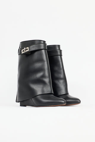 Givenchy Leather Shark Ankle Boot