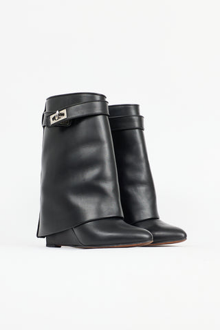 Givenchy Leather Shark Ankle Boot