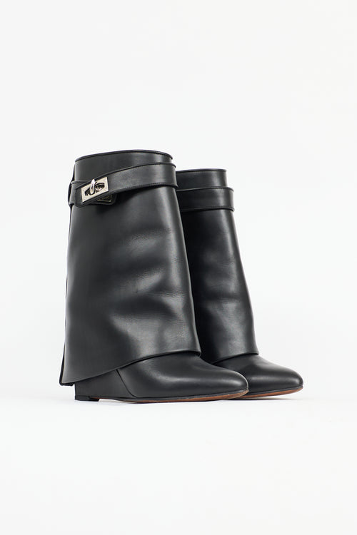 Givenchy Leather Shark Ankle Boot
