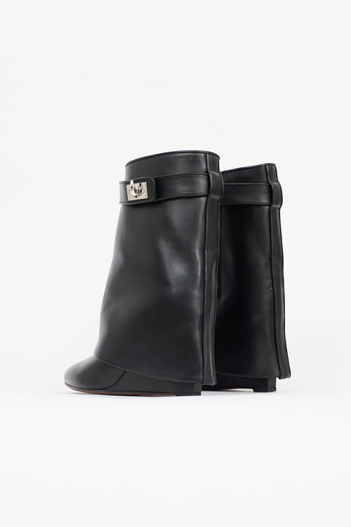 Givenchy Leather Shark Ankle Boot