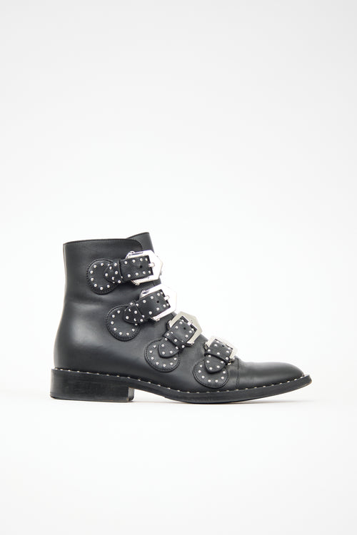 Givenchy Leather Studded Ankle Boot