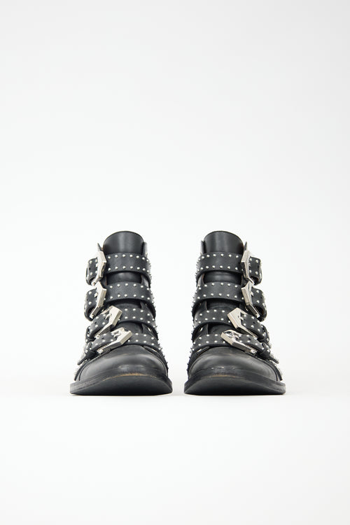 Givenchy Leather Studded Ankle Boot
