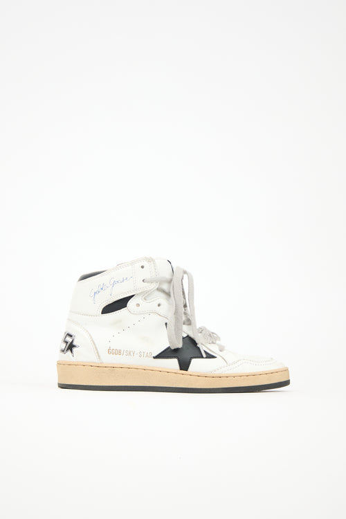 Golden Goose Leather Sky Star Sneaker