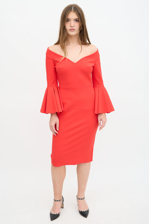 Greta Constantine Lellan Off Shoulder Dress